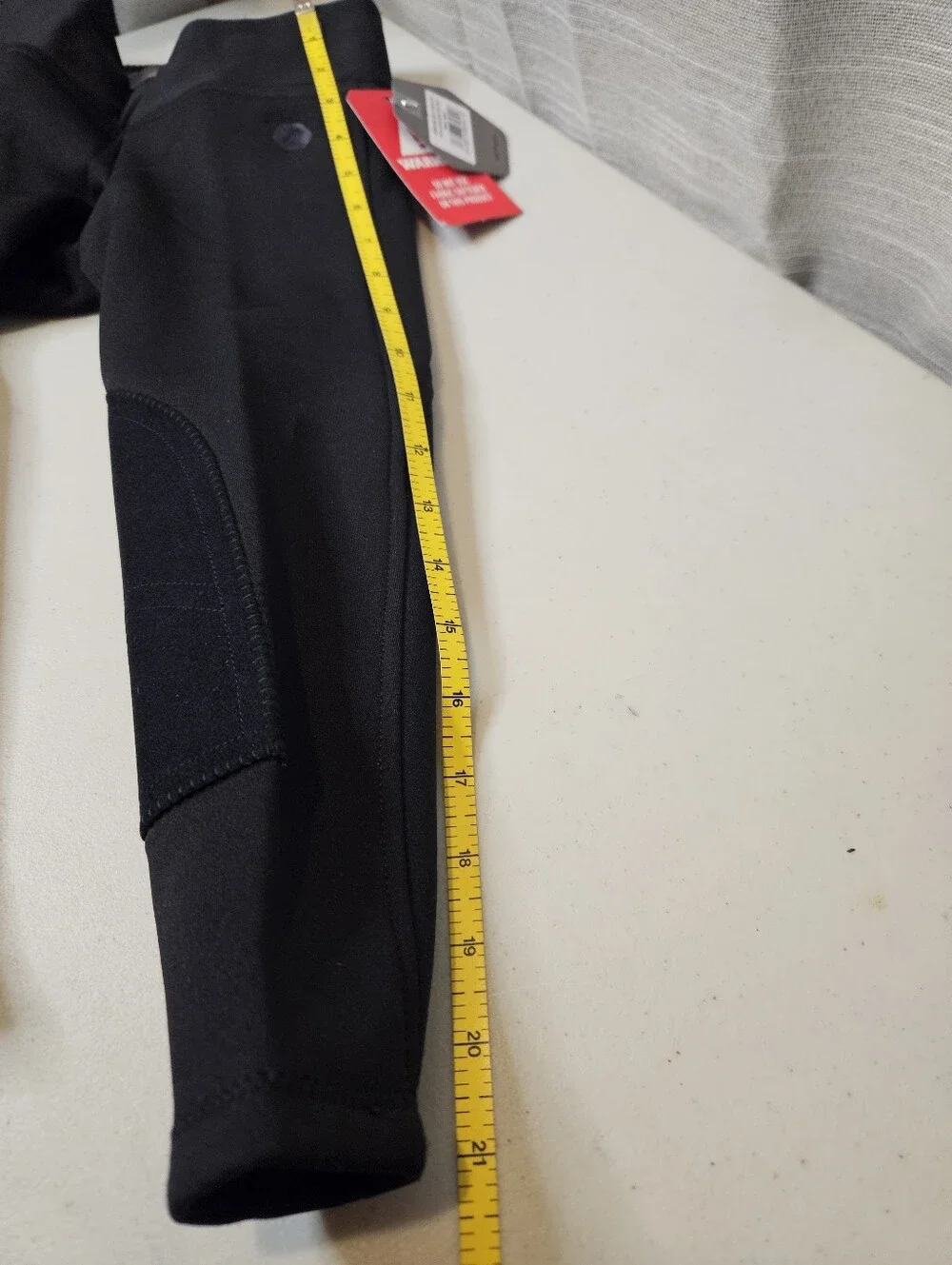 Horze active tights riding pants fleece winter Kids EU 110/ US XXS New Black